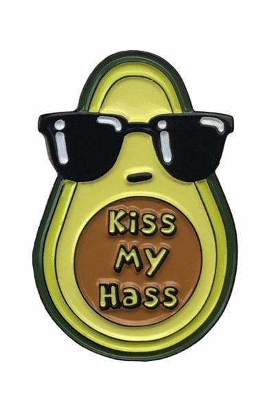 Kiss My Hass Avocado Pin by Balanced Co.