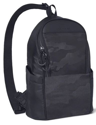 Skip Hop Diaper Bag Backpack Easy-Access Crossbody Sling Paxwell - Black Camo