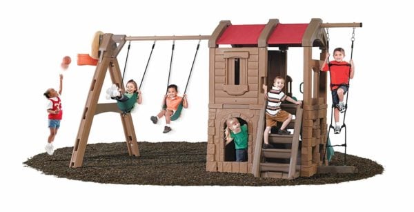 Step2 Naturally Playful Adventure Lodge Swing Set and Play Center