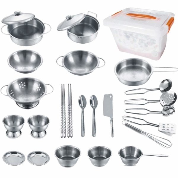 25 Pieces Stainless Steel Kitchen Toys