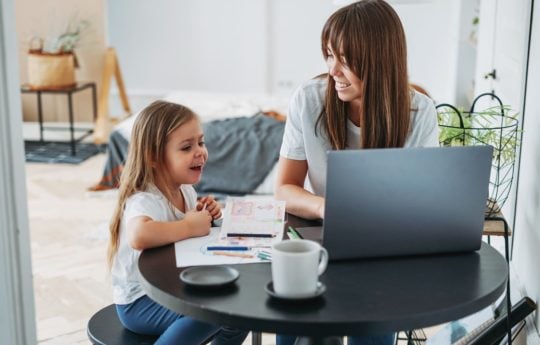 How To Work From Home With Kids by a Mom Working From Home