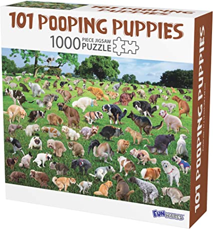 1000 Piece Puzzle, 101 Pooping Puppies