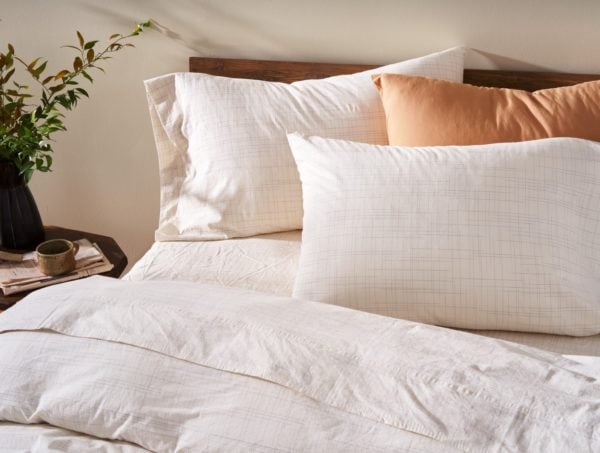 Organic Crinkled Percale™ Sheets