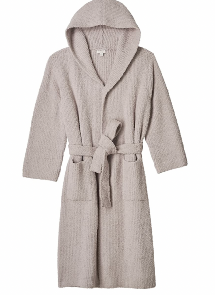 Barefoot Dreams CozyChic Ribbed Hooded Robe